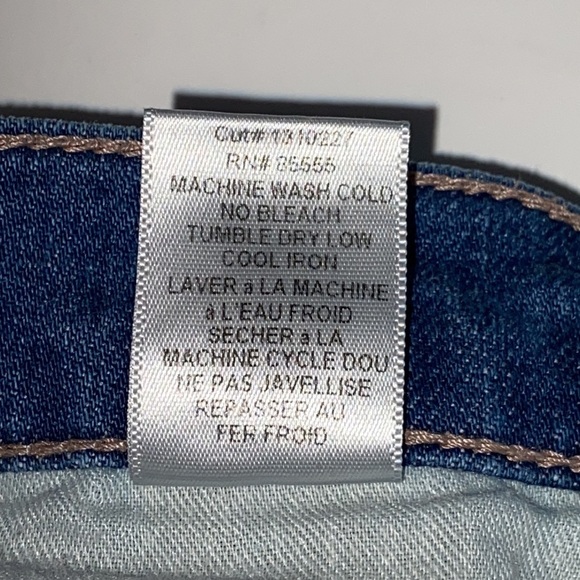 Free People Size 26 Medium Wash, High-rise Skinny Jeans: 4902 - Picture 9 of 9